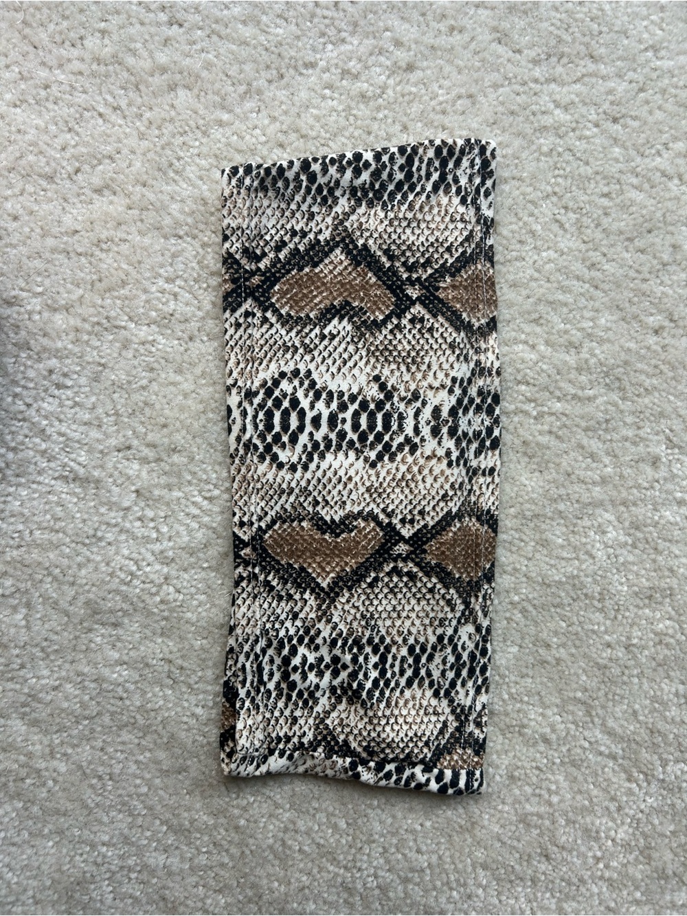Snake Print Stretch Bandeau